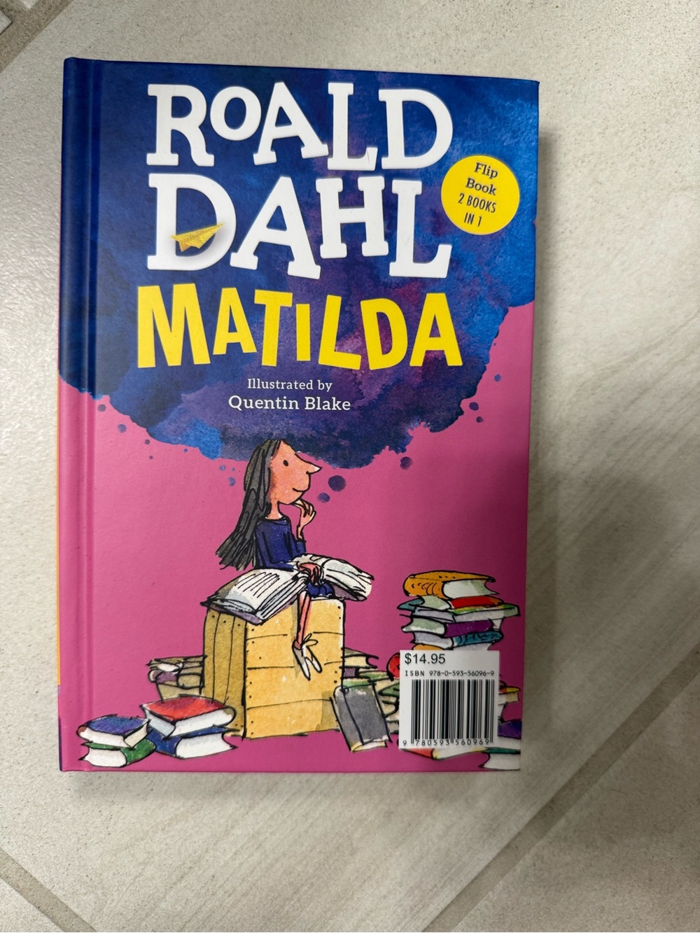 Roald Dahl Flip Books Bundle | Matilda & Charlie and the Chocolate Factory